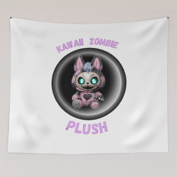 Item preview, Kawaii Zombie Plush- Pastel Goth Monster designed and sold by Lavender-Kitty.