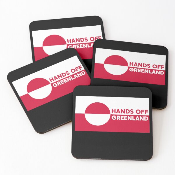 Item preview, Hands Off Greenland - Anti Trump designed and sold by PixVib.