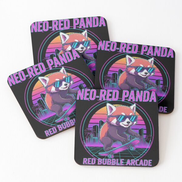 Item preview, red panda designed and sold by HARDLINE ART.