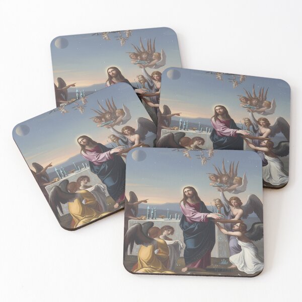 Item preview, Surreal Religious Scene with Modern Technology designed and sold by DeXigns.