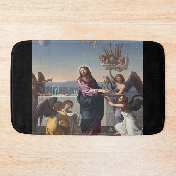 Item preview, Surreal Religious Scene with Modern Technology designed and sold by DeXigns.