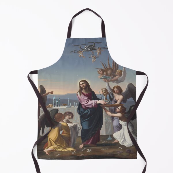 Item preview, Surreal Religious Scene with Modern Technology designed and sold by DeXigns.