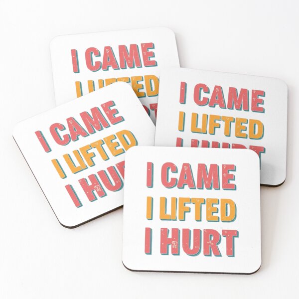 Item preview, I Came I Lifted I Hurt – Funny Gym Workout Quote T-Shirt designed and sold by rsuniquestyle.