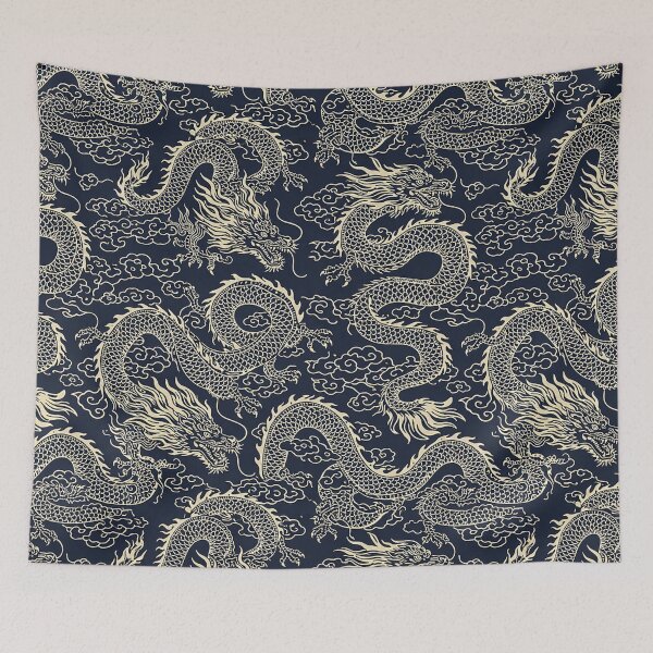 Item preview, Japanese Dragon Seamless Pattern designed and sold by TokyoCraft.