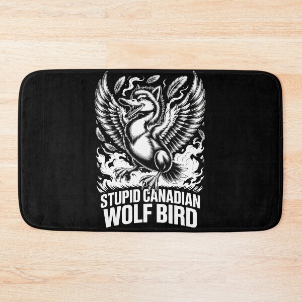Item preview, Stupid Canadian Wolf Bird - Majestic Flying Feathers Cloud Design designed and sold by DarylWelsh2024.
