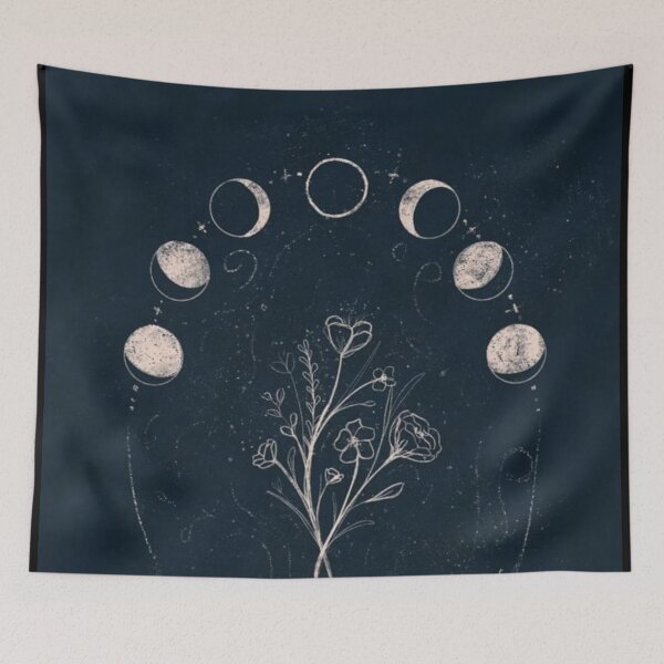 Item preview, Flowers and Moon designed and sold by GraphicMondaze.