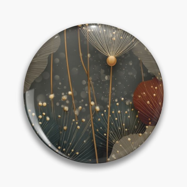 Item preview, Luxury Gold and Teal Abstract Botanical Art designed and sold by DGtaLrtcom.