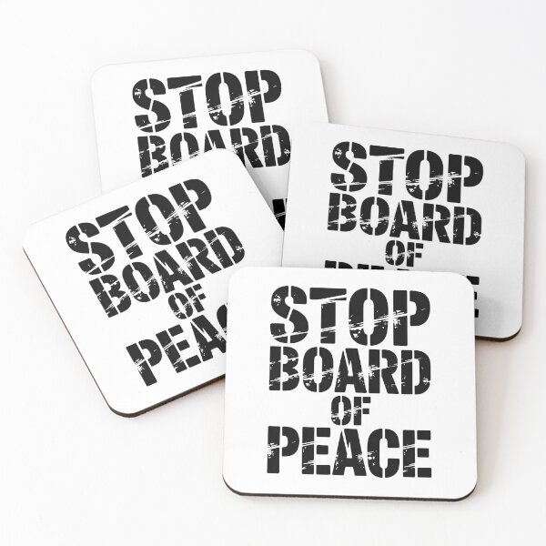 Item preview, Stop Board of peace designed and sold by SignumShop.