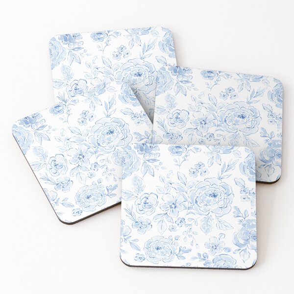 Item preview, Soft Blue Coquette Floral  designed and sold by cateandrainn.