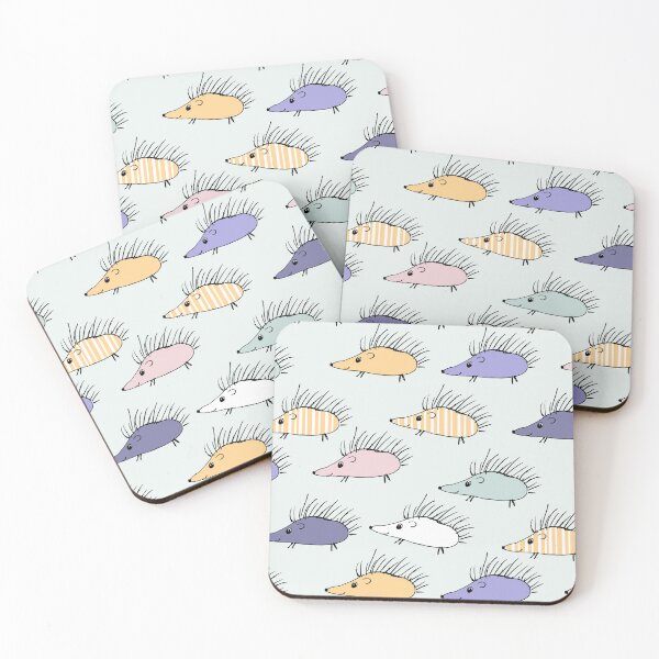 Item preview, cute pastel porcupine doodles designed and sold by kobyakov.