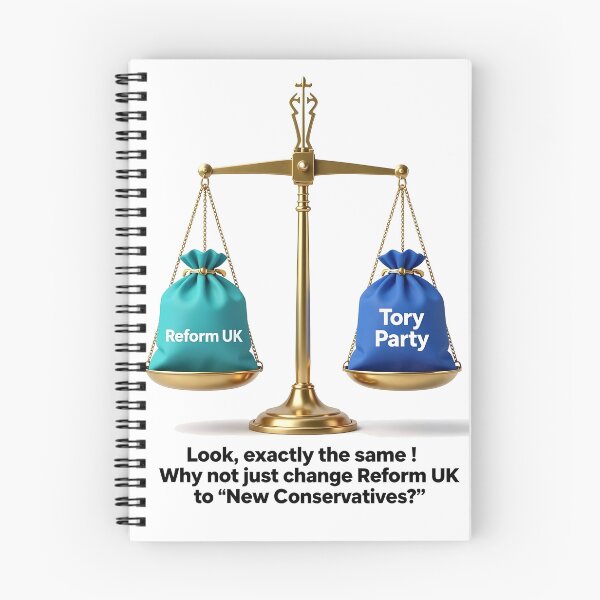 Item preview, Reform UK and Conservatives, they're just the same designed and sold by Pixel Palace.