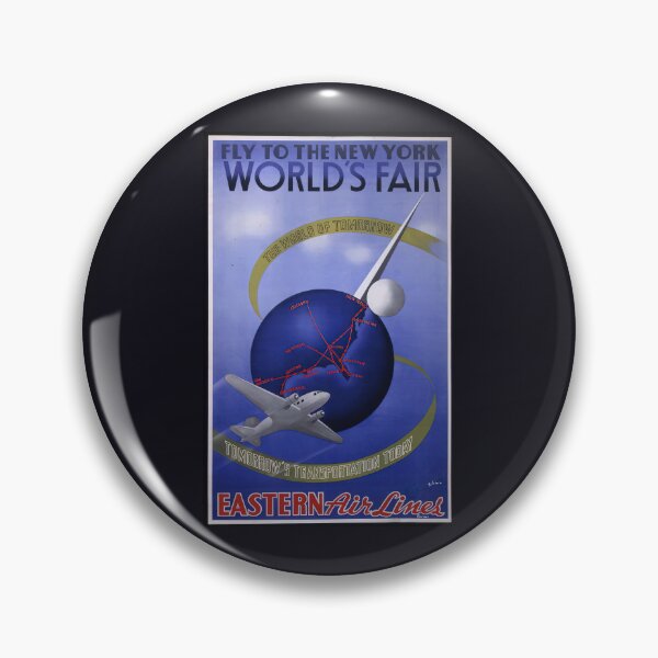 Item preview, Eastern Airlines New York World Fair Poster designed and sold by Retr0Tshirts.