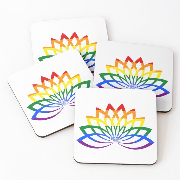 Item preview, Lotus Flower LGBTQ Flag Nelumbo Nucifera designed and sold by Carl's Clothing.