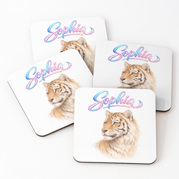 Item preview, Sophia Tiger Zodiac — Strength and Courage of the Chinese Tiger designed and sold by AlexLineArt.