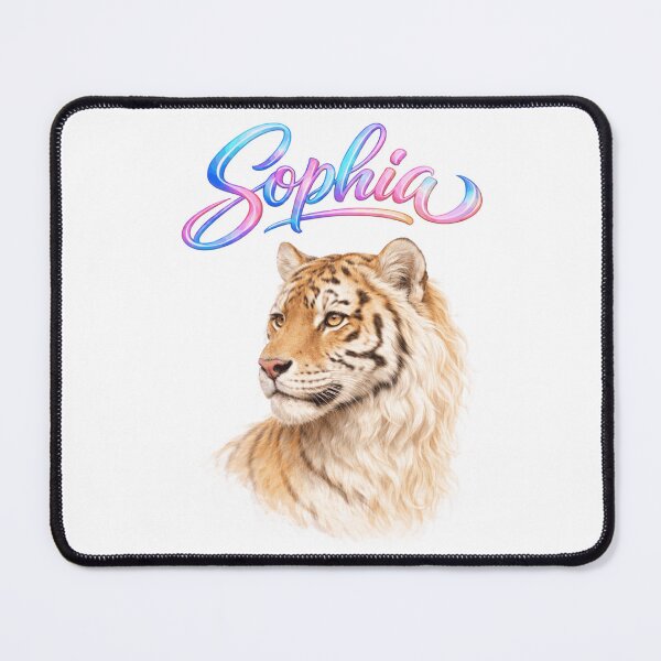 Item preview, Sophia Tiger Zodiac — Strength and Courage of the Chinese Tiger designed and sold by AlexLineArt.