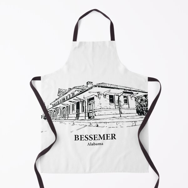 Item preview, Bessemer AL - Ink Cityscape Illustration designed and sold by Lakeric Cityscapes.