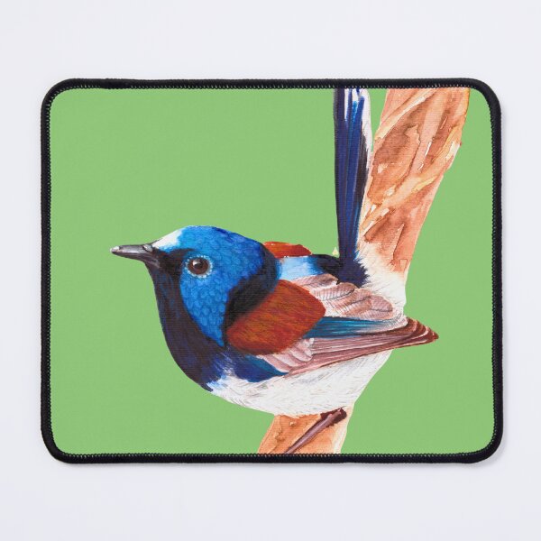 Item preview, Lovely Fairywren bird watercolour painting designed and sold by art-elodie-g.