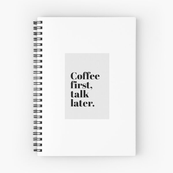 Item preview, Funny coffee quote – Coffee first, talk later designed and sold by LoopX04.