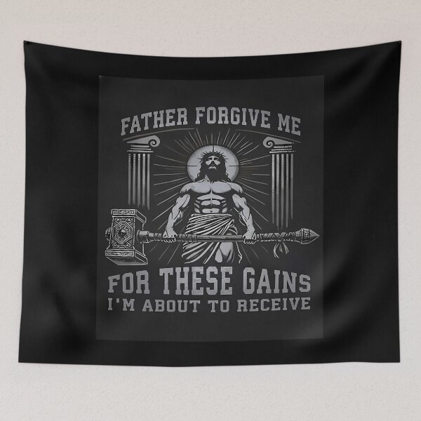 Item preview, Father Forgive Me Gains Graphic designed and sold by DeXigns.