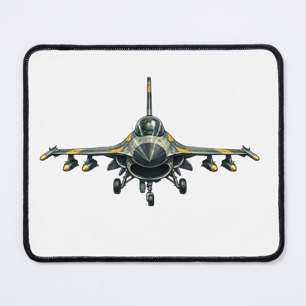 Item preview, F-16 Falcon Front View Fighter Jet Illustration designed and sold by Combat Skies.