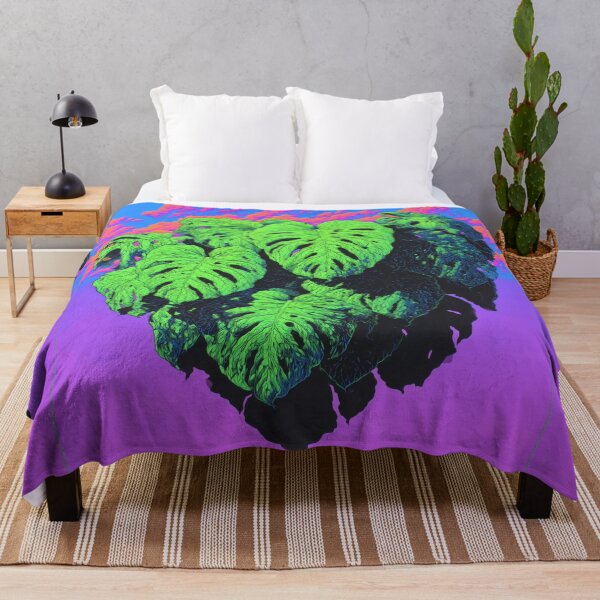 Item preview, Monstera: Psychedelic Risograph Botanical designed and sold by BlissxPals.