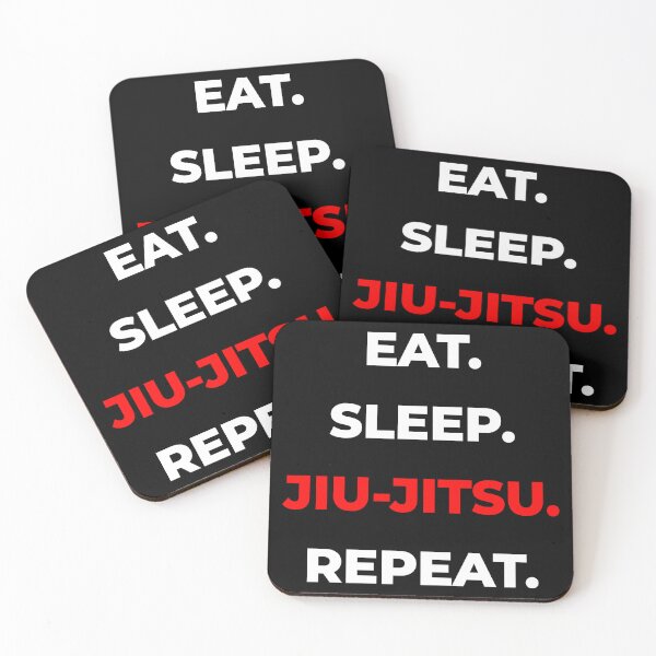 Item preview, BJJ Eat Sleep Jiu Jitsu Repeat Martial Arts Gift designed and sold by Mikidesign1988.