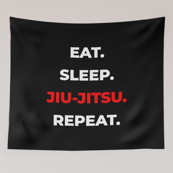 Item preview, BJJ Eat Sleep Jiu Jitsu Repeat Martial Arts Gift designed and sold by Mikidesign1988.