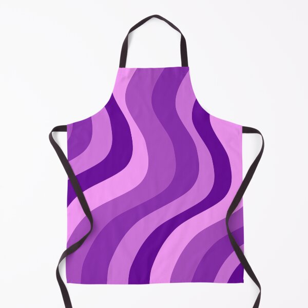 Item preview, Electric Purple Liquid Swirl - Bold Retro Wavy Pattern designed and sold by Aesthetic Crew.