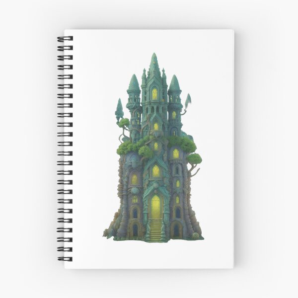 Item preview, Cosmic Ancient Castle - Trippy Fusion Architecture designed and sold by SpektroDesign.
