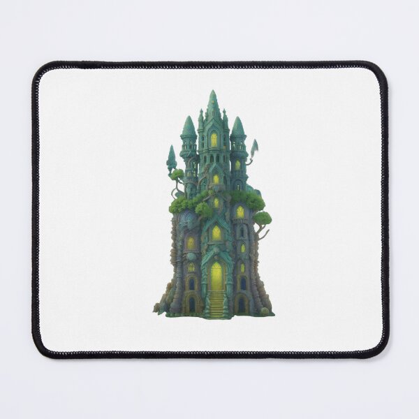 Item preview, Cosmic Ancient Castle - Trippy Fusion Architecture designed and sold by SpektroDesign.