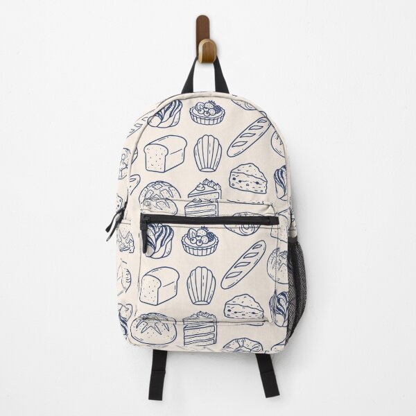 Item preview,  Bakery Illustration  - Bread & Pastries Print Canvas designed and sold by MakitoDesign.