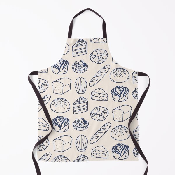 Item preview,  Bakery Illustration  - Bread & Pastries Print Canvas designed and sold by MakitoDesign.