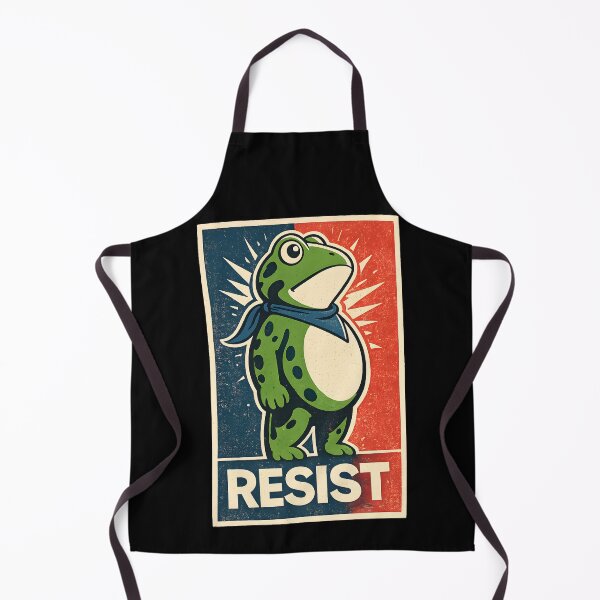 Item preview, Retro Vintage Frog Resist Political Propaganda designed and sold by DrawHandArt.