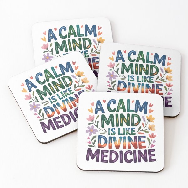 Item preview, A calm mind is like divine medicine designed and sold by nimmitrends.