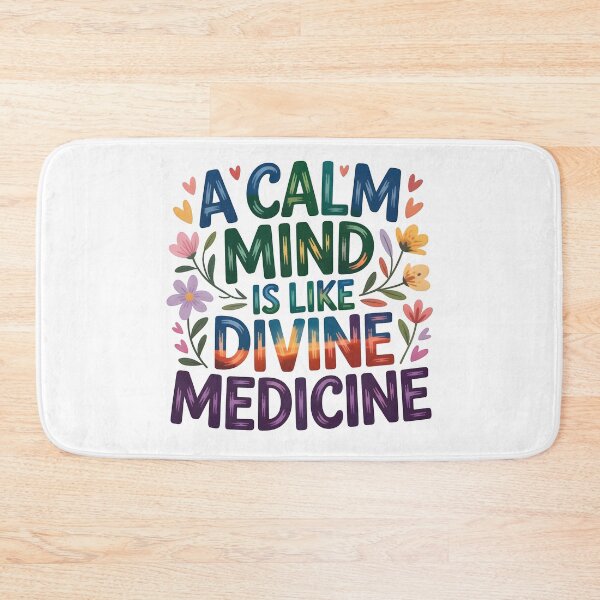 Item preview, A calm mind is like divine medicine designed and sold by nimmitrends.