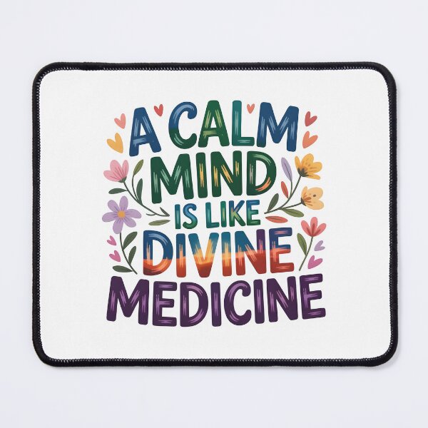 Item preview, A calm mind is like divine medicine designed and sold by nimmitrends.