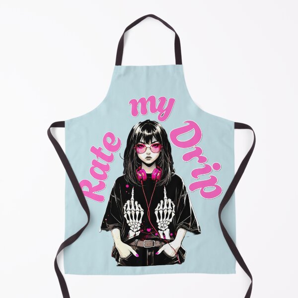 Item preview, Rate My Drip – Gothic Anime Girl Pink Aesthetic Streetwear Art. designed and sold by Artistry-Nadia.