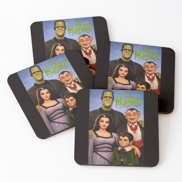 Item preview, The Munsters in a Shrek cartoon style designed and sold by bluefrog.