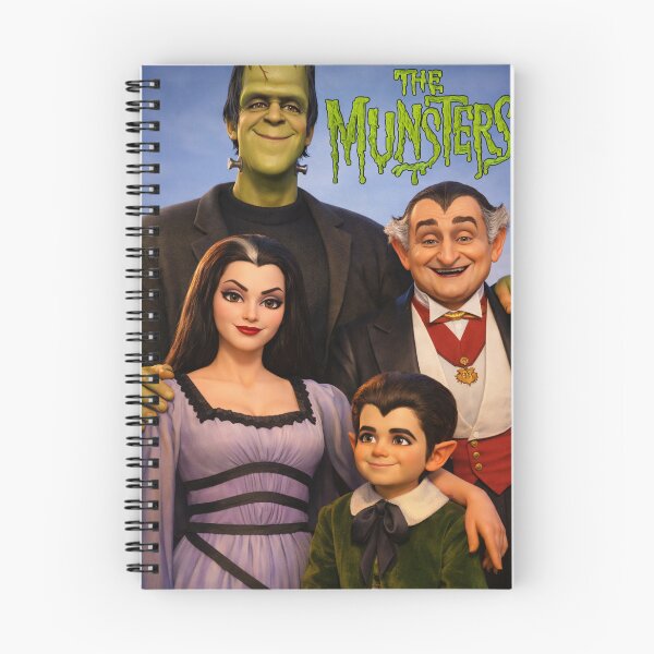Item preview, The Munsters in a Shrek cartoon style designed and sold by bluefrog.