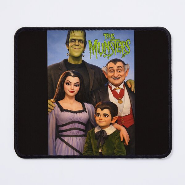 Item preview, The Munsters in a Shrek cartoon style designed and sold by bluefrog.