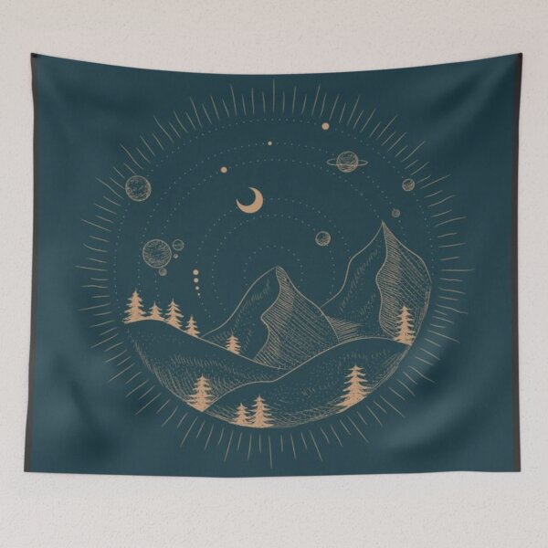 Item preview, Mountains and skies designed and sold by GraphicMondaze.