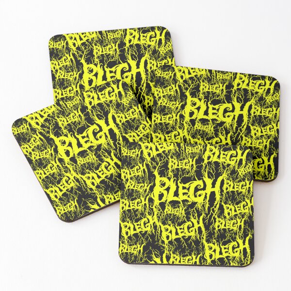 Item preview, Yellow Lightning Blegh Allover Print designed and sold by Gothica-rose.