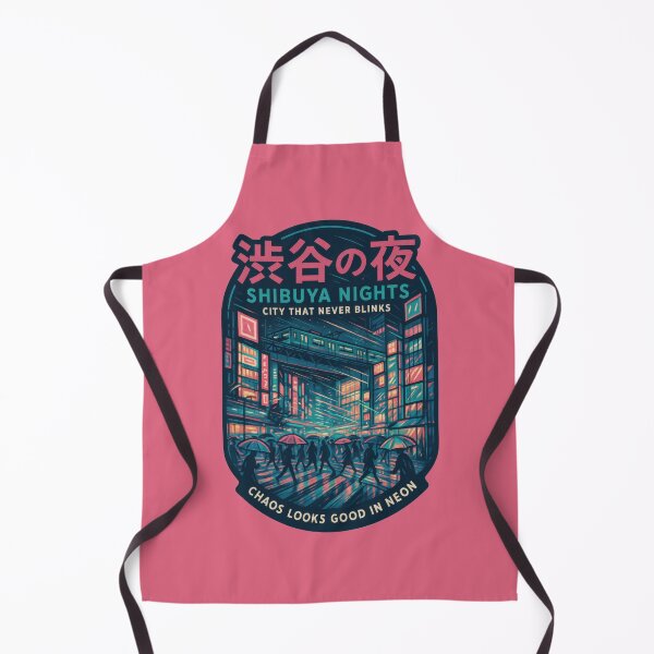 Item preview, Neon Rain Runs Wild In Shibuya designed and sold by EdvvinStudios.