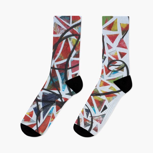 Item preview, The Net- Mixed Media Multicolor Abstract  designed and sold by adel8ide.