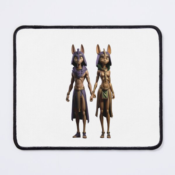 Item preview, Mysterious Anubis Goddesses - Haunting Mythic Illustration designed and sold by SpektroDesign.
