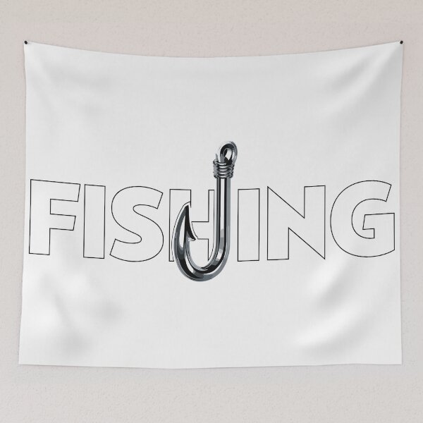Item preview, Fishing Hook Quotes Typography Angler Graphic designed and sold by Stag Prime Shop.