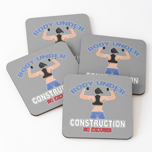 Item preview, BODY UNDER CONSTRUCTION NO EXCUSES designed and sold by knight studio 77.