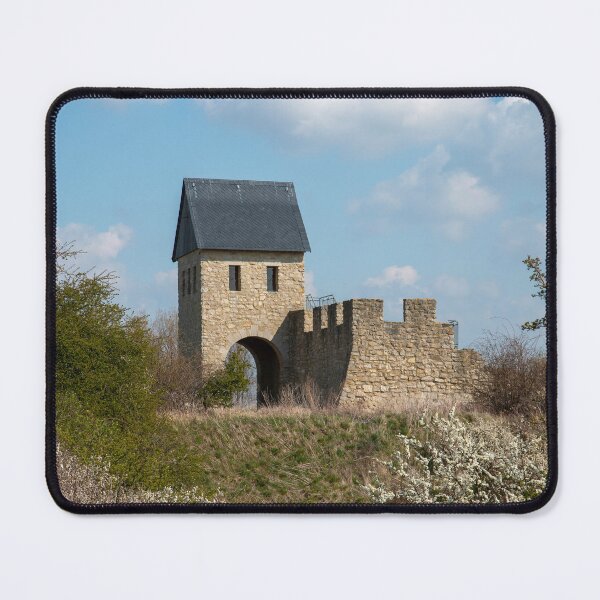 Item preview, Werla Imperial Palace – Gate complex in spring light under a blue sky designed and sold by MarkusUrbex.
