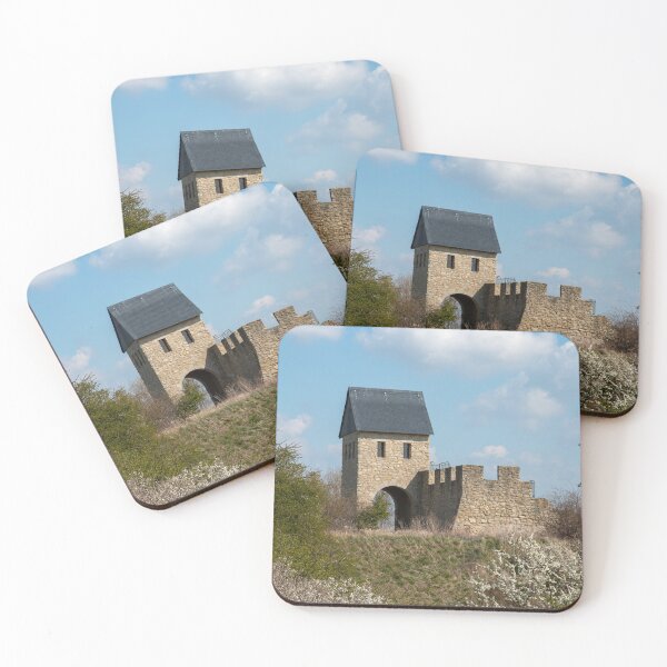 Item preview, Werla Imperial Palace – Gate complex in spring light under a blue sky designed and sold by MarkusUrbex.