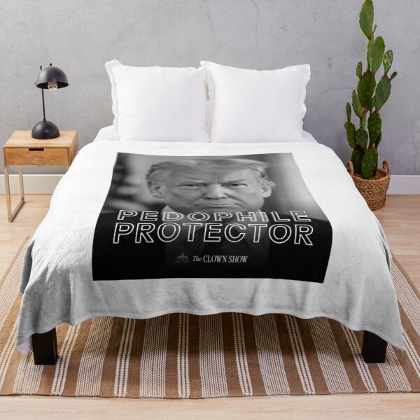 Item preview, Pedophile Protector - Trump Clown Show designed and sold by MarkFiveDesign.